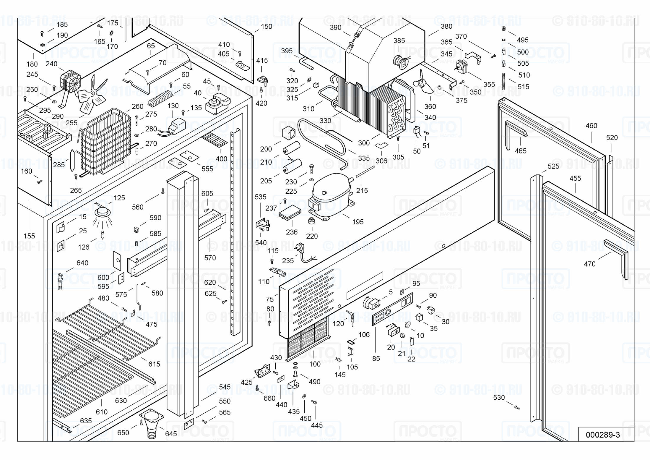 Взрыв-схема запчастей холодильника Liebherr UGS 1473-15