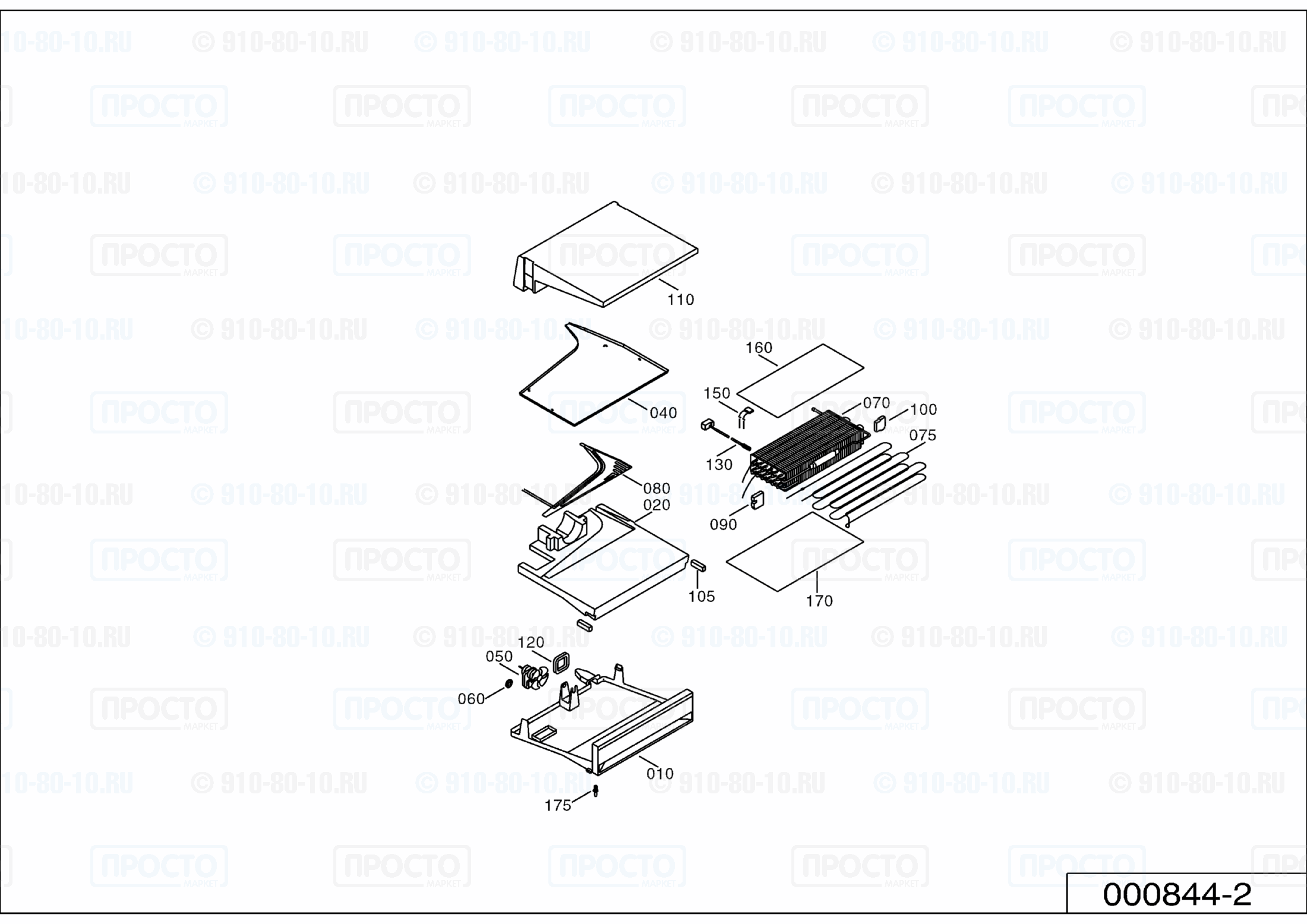 Взрыв-схема холодильника Liebherr GSND 3316-25