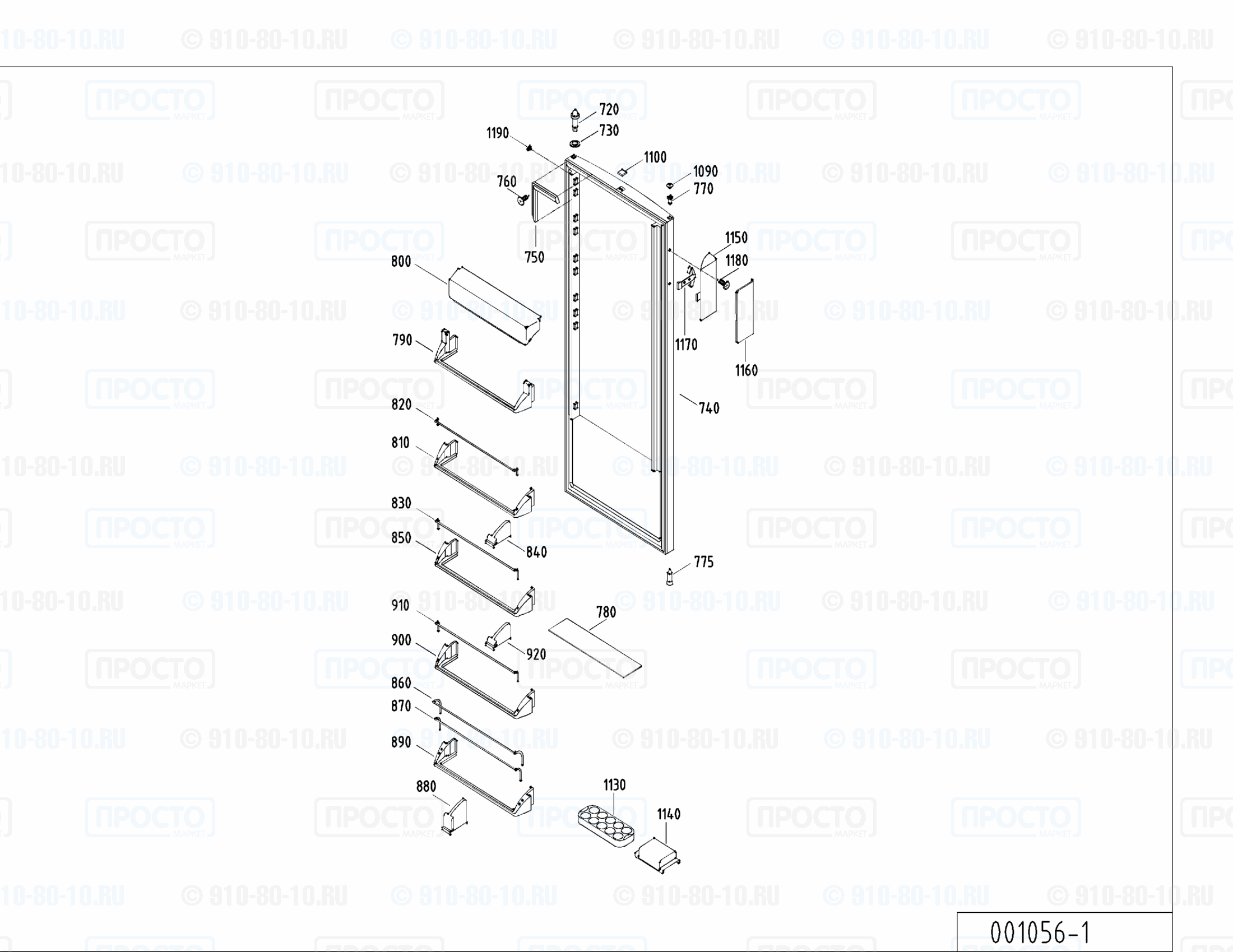 Взрыв-схема холодильника Liebherr KSB 3640-25B