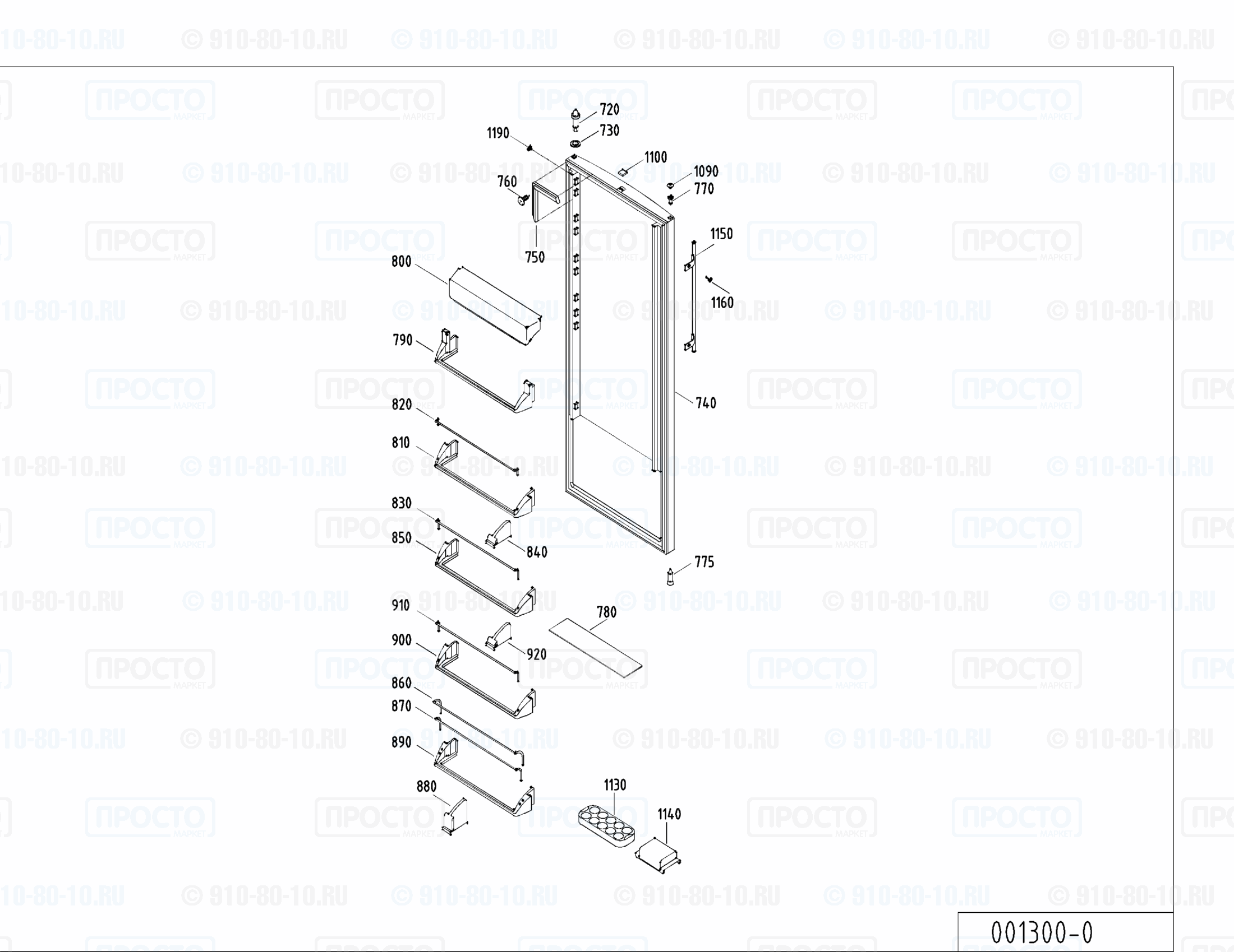 Взрыв-схема холодильника Liebherr KSBes 3640-25