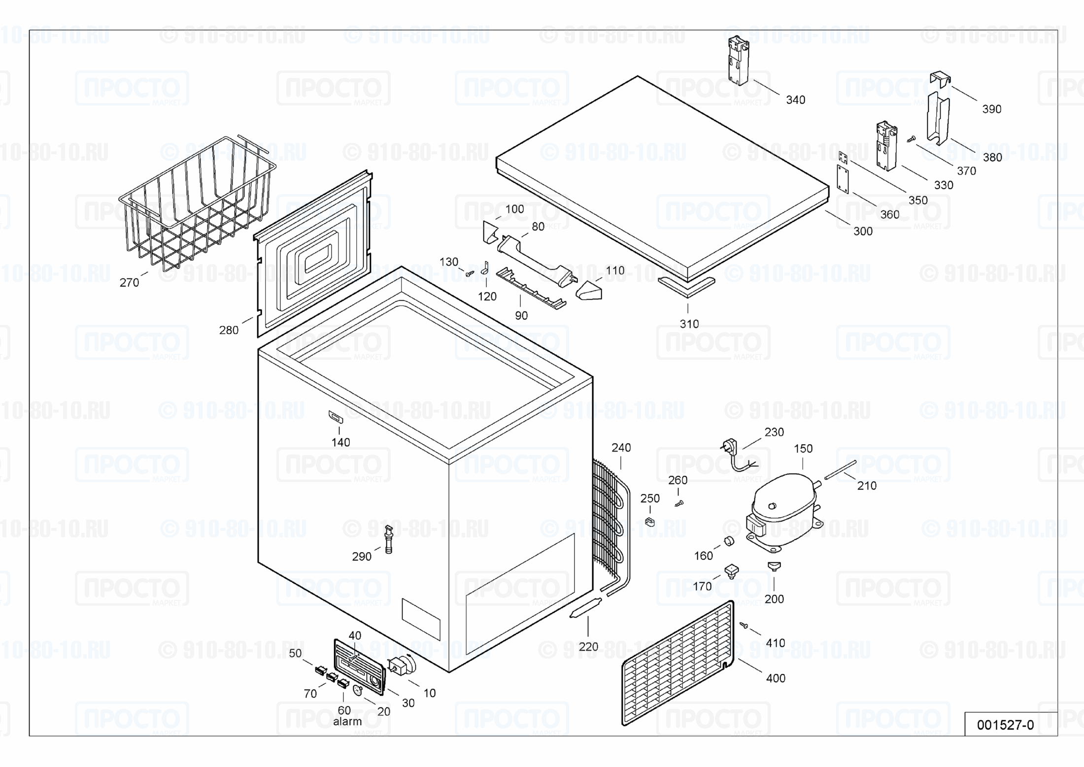 Взрыв-схема запчастей холодильника Liebherr GT 2102-3