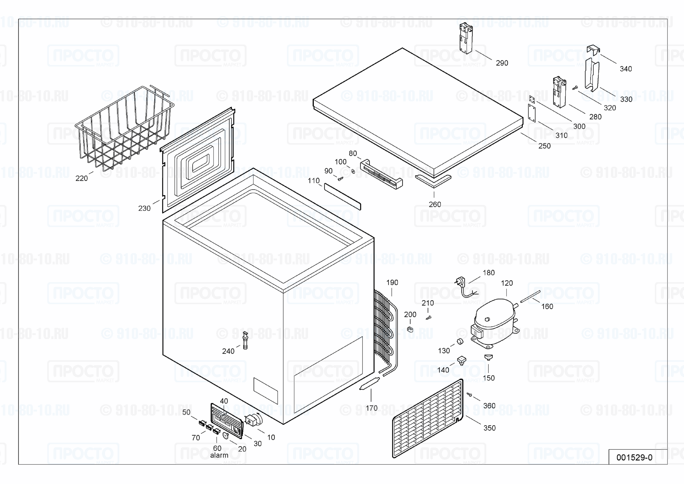 Взрыв-схема запчастей холодильника Liebherr GT 2102-2 E
