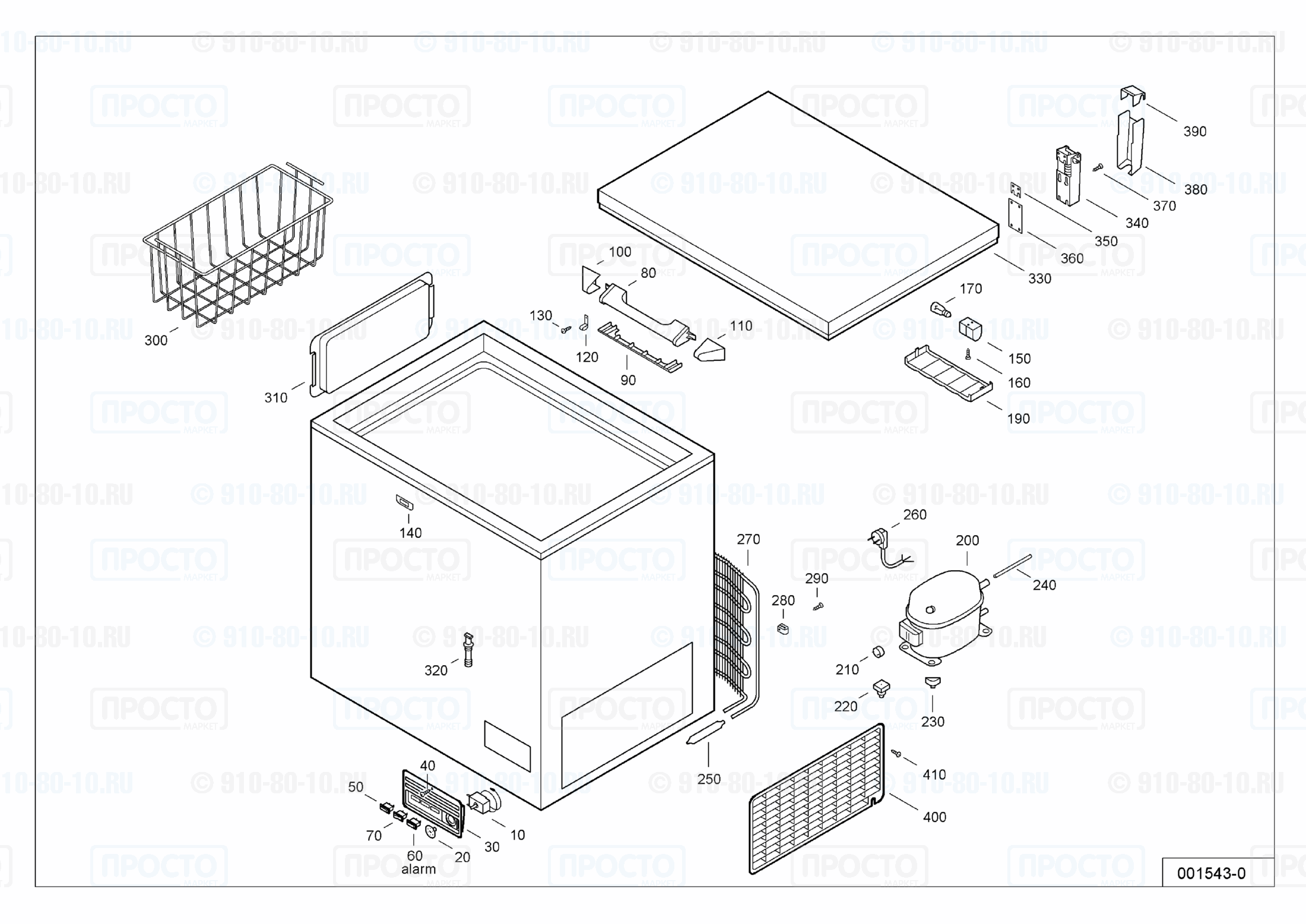 Взрыв-схема запчастей холодильника Liebherr GT 2182-3 A