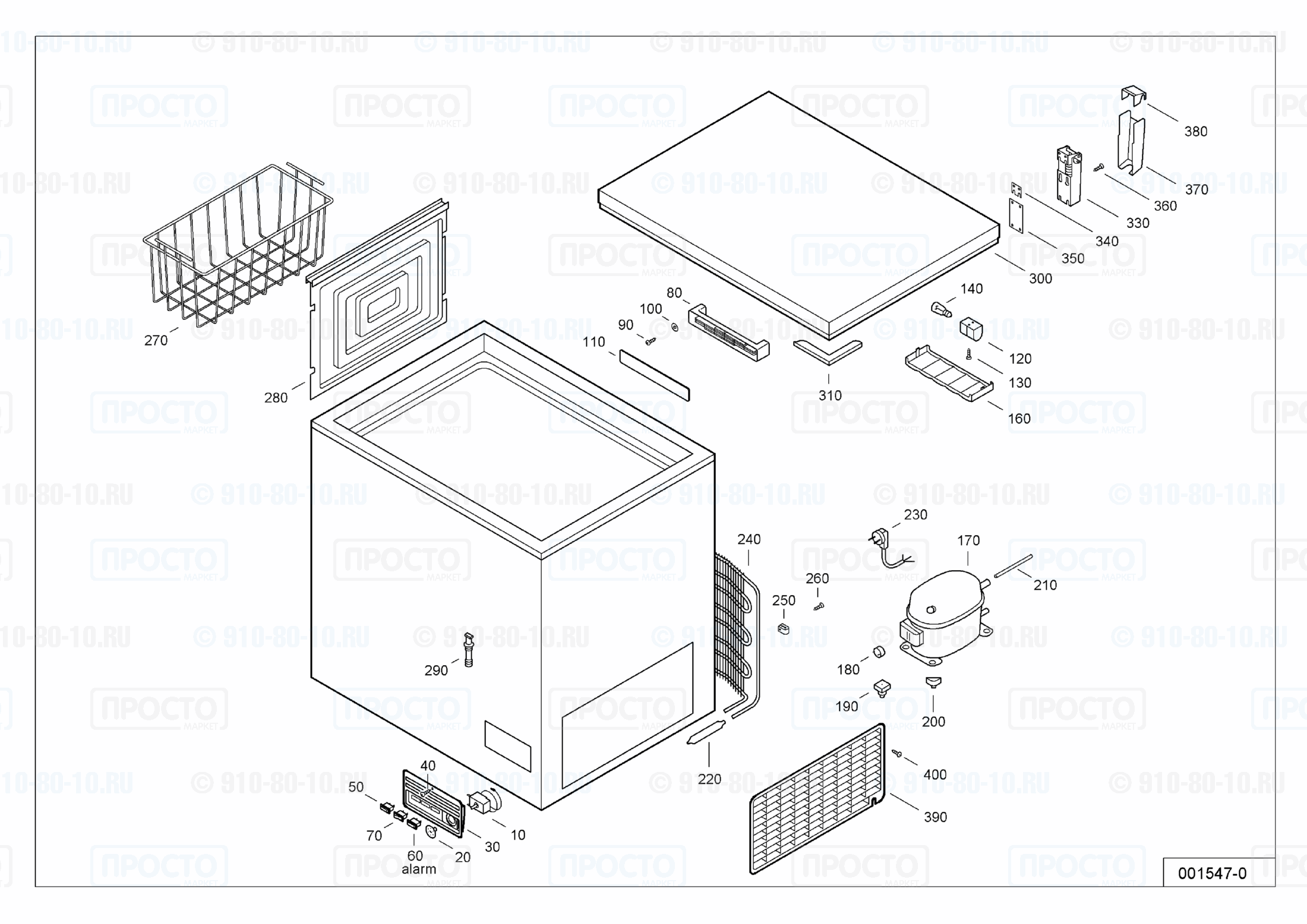 Взрыв-схема запчастей холодильника Liebherr GT 2182-2