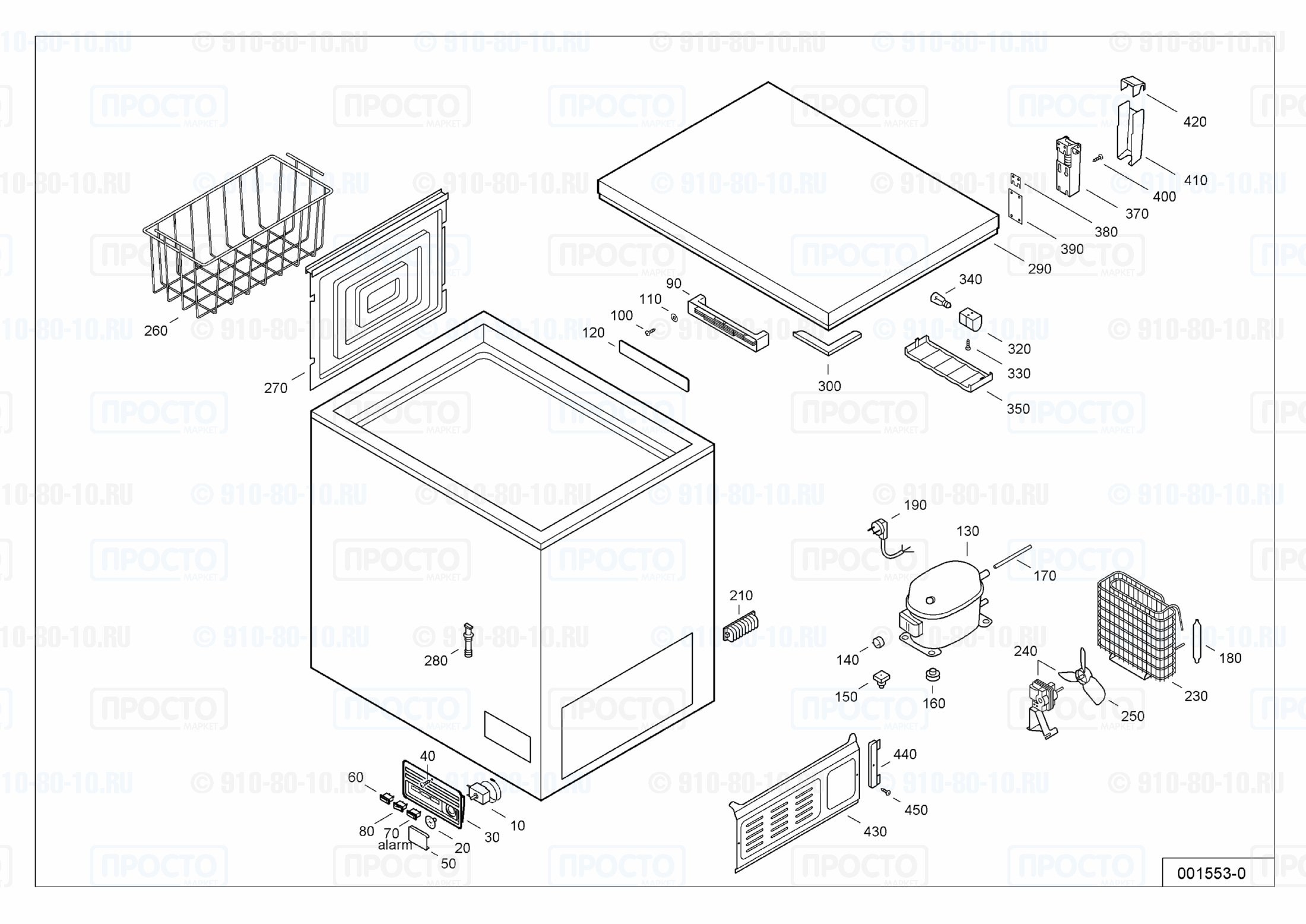 Взрыв-схема холодильника Liebherr GT 2182-1