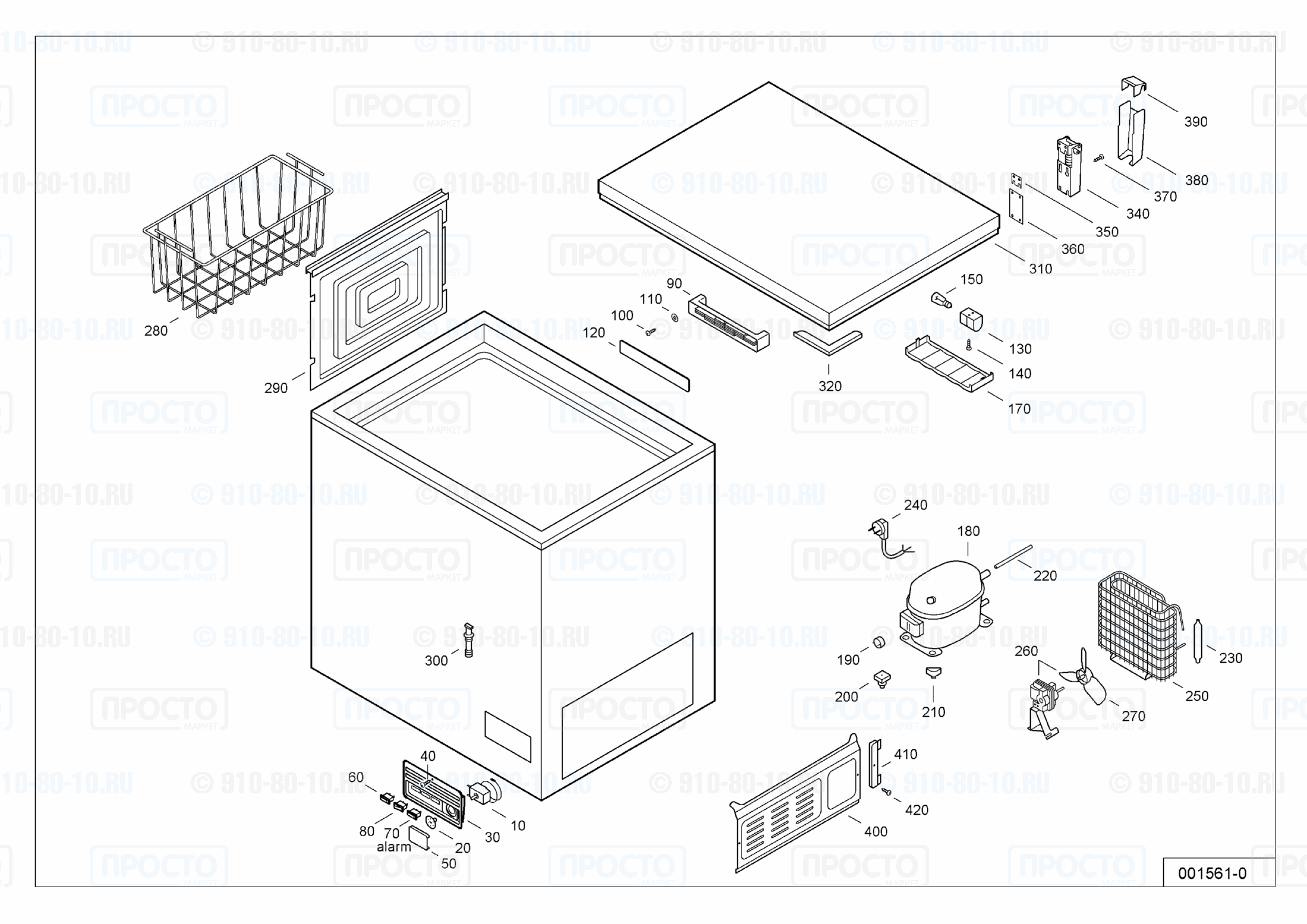 Взрыв-схема холодильника Liebherr GT 3082-8 D