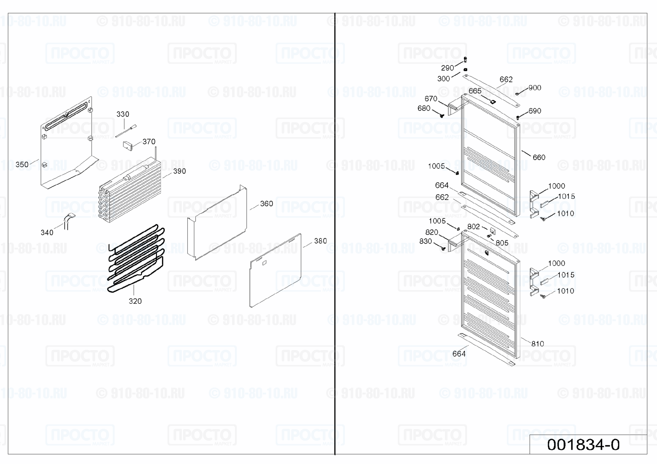 Взрыв-схема холодильника Liebherr BGND 2946-26A