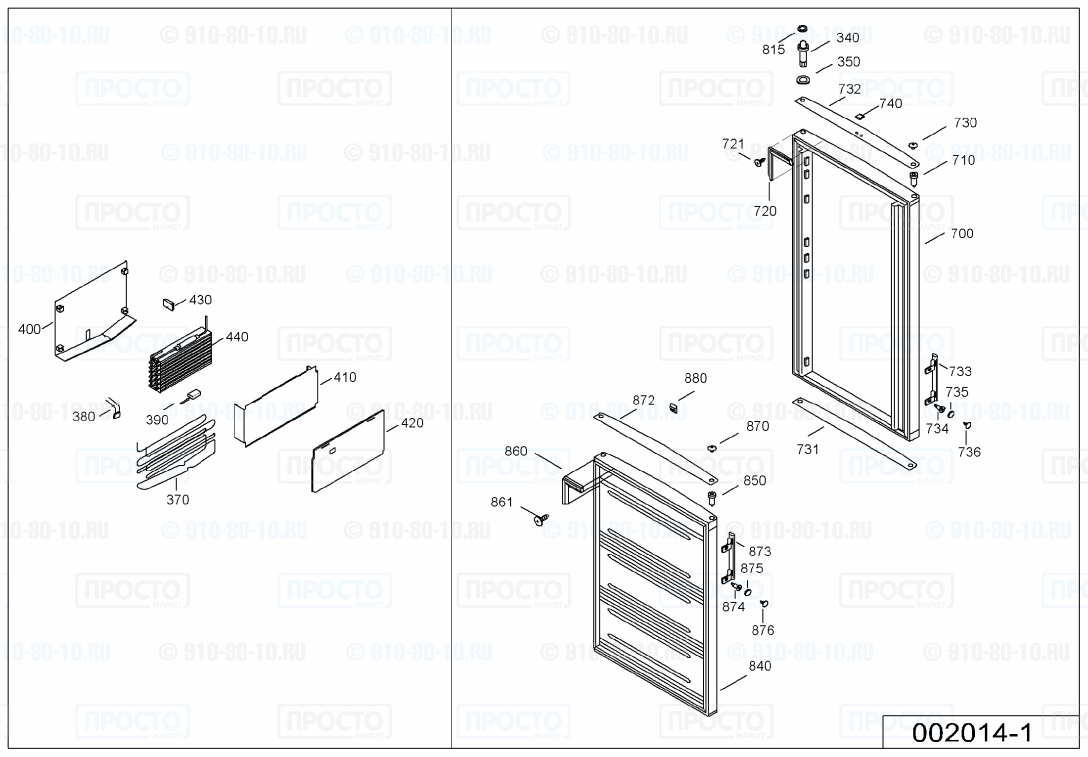Взрыв-схема холодильника Liebherr CN 3023-20C