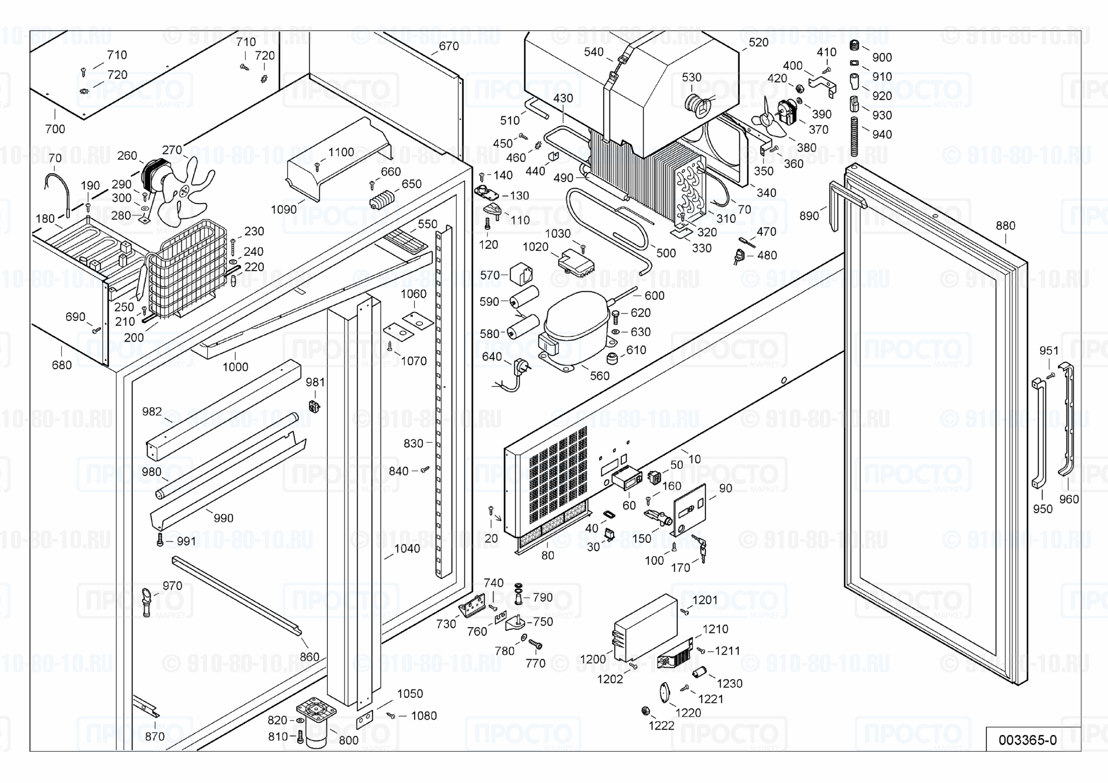 Взрыв-схема запчастей холодильника Liebherr GKPv 1422-15