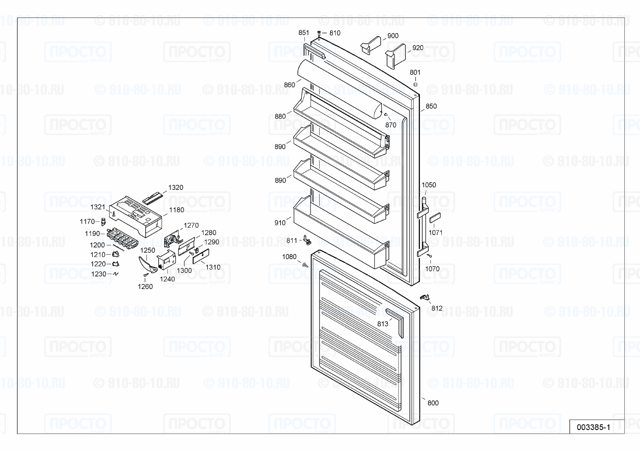 Взрыв-схема холодильника Liebherr CN 5023-20