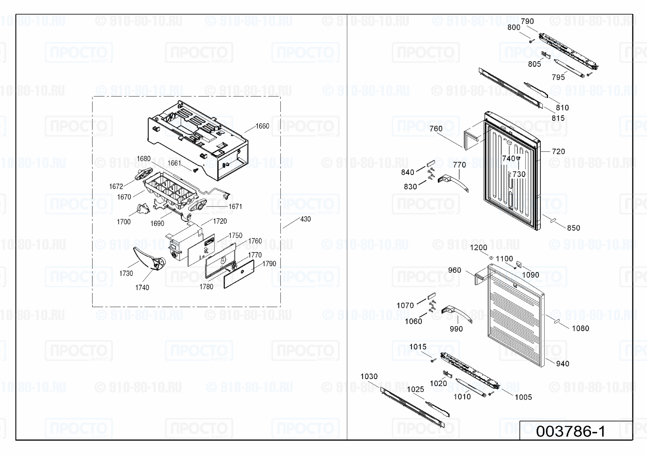 Взрыв-схема холодильника Liebherr SBNes 3210-21B