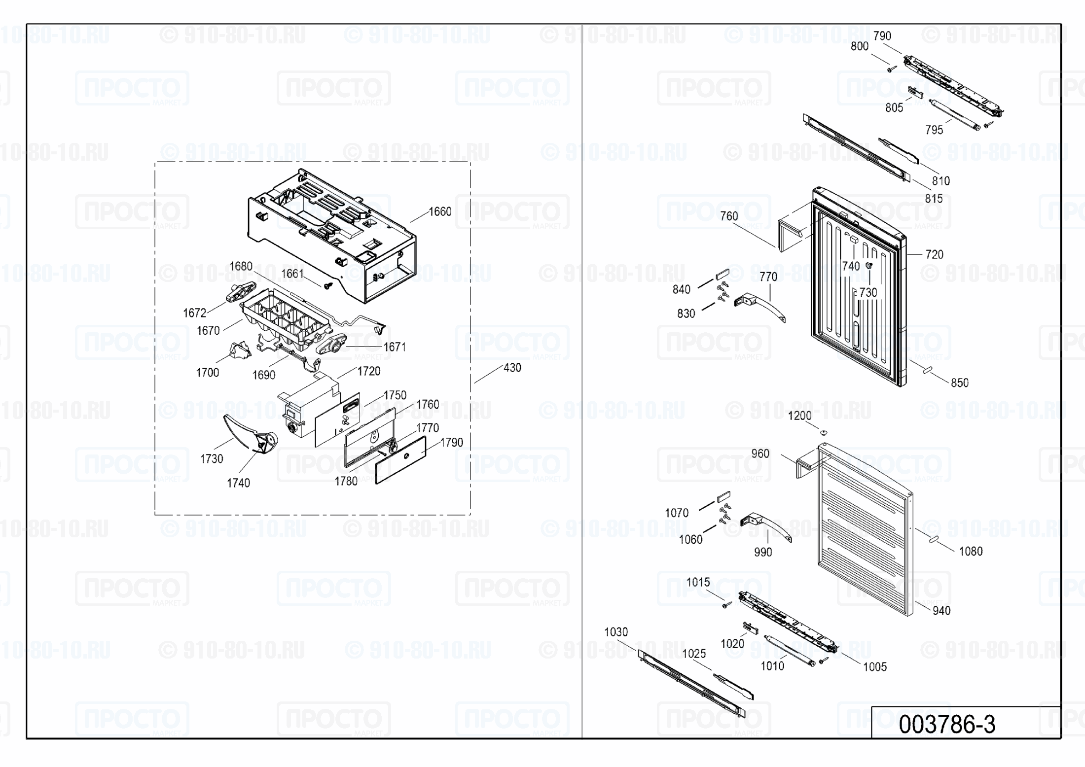 Взрыв-схема холодильника Liebherr SBNes 3210-21I