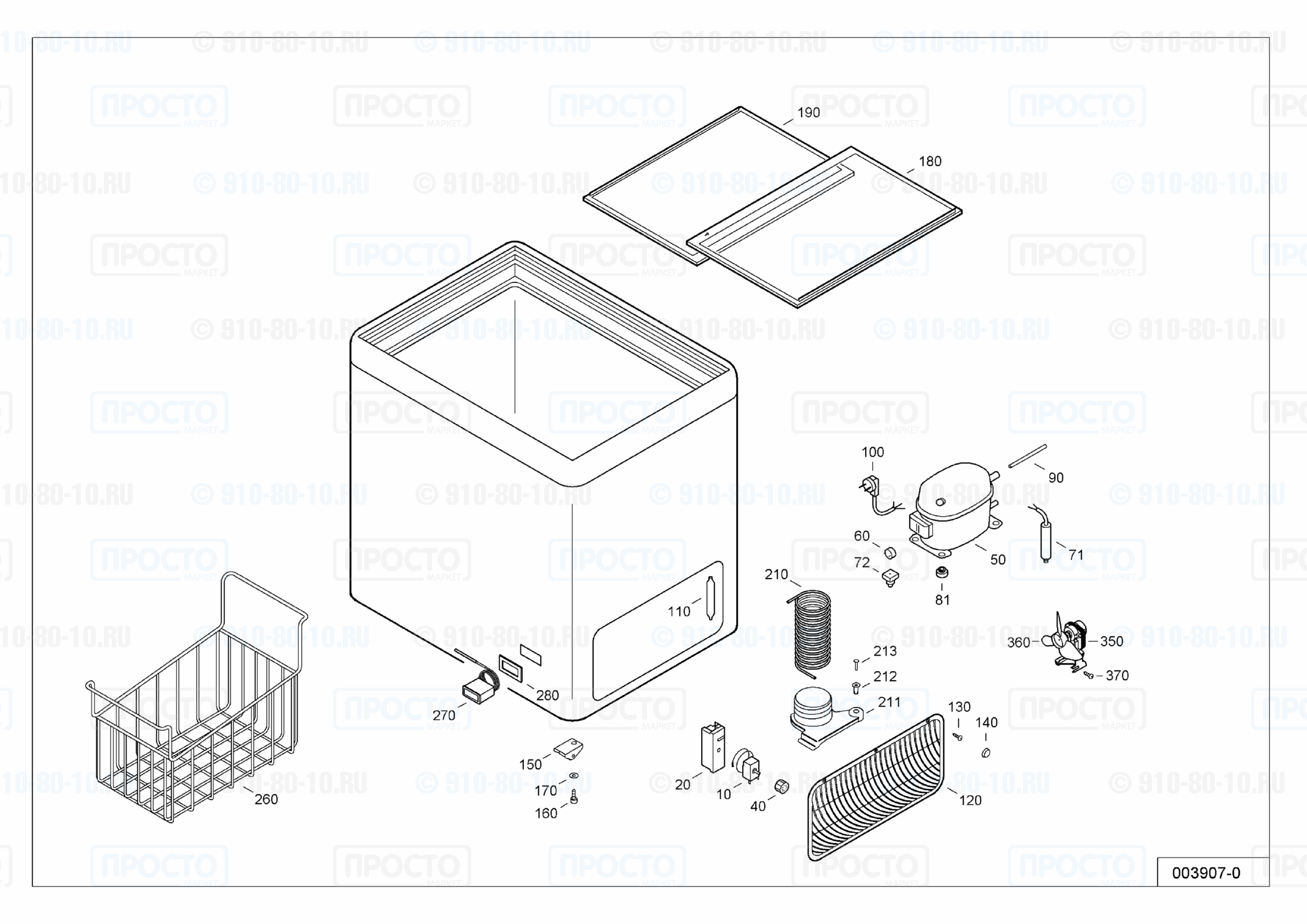Взрыв-схема запчастей холодильника Liebherr GTE 5502-17