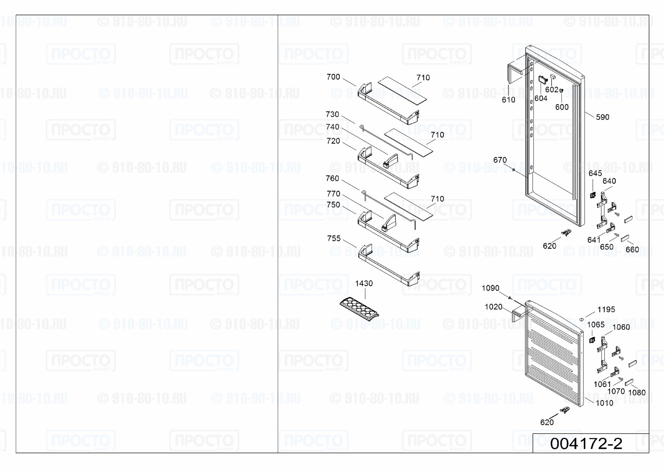 Взрыв-схема холодильника Liebherr CNPsl 3503-20D