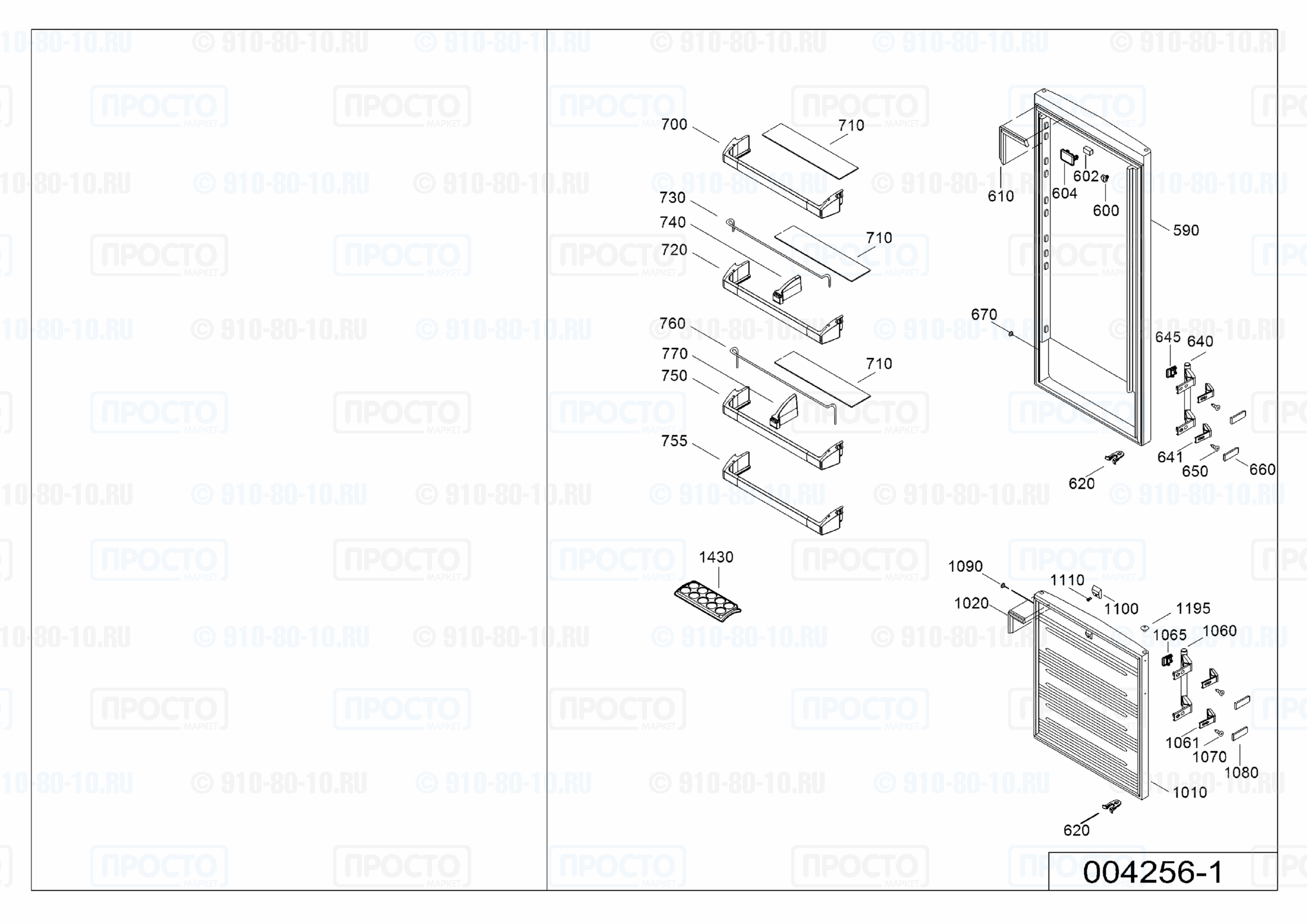 Взрыв-схема холодильника Liebherr CNsl 4003-20