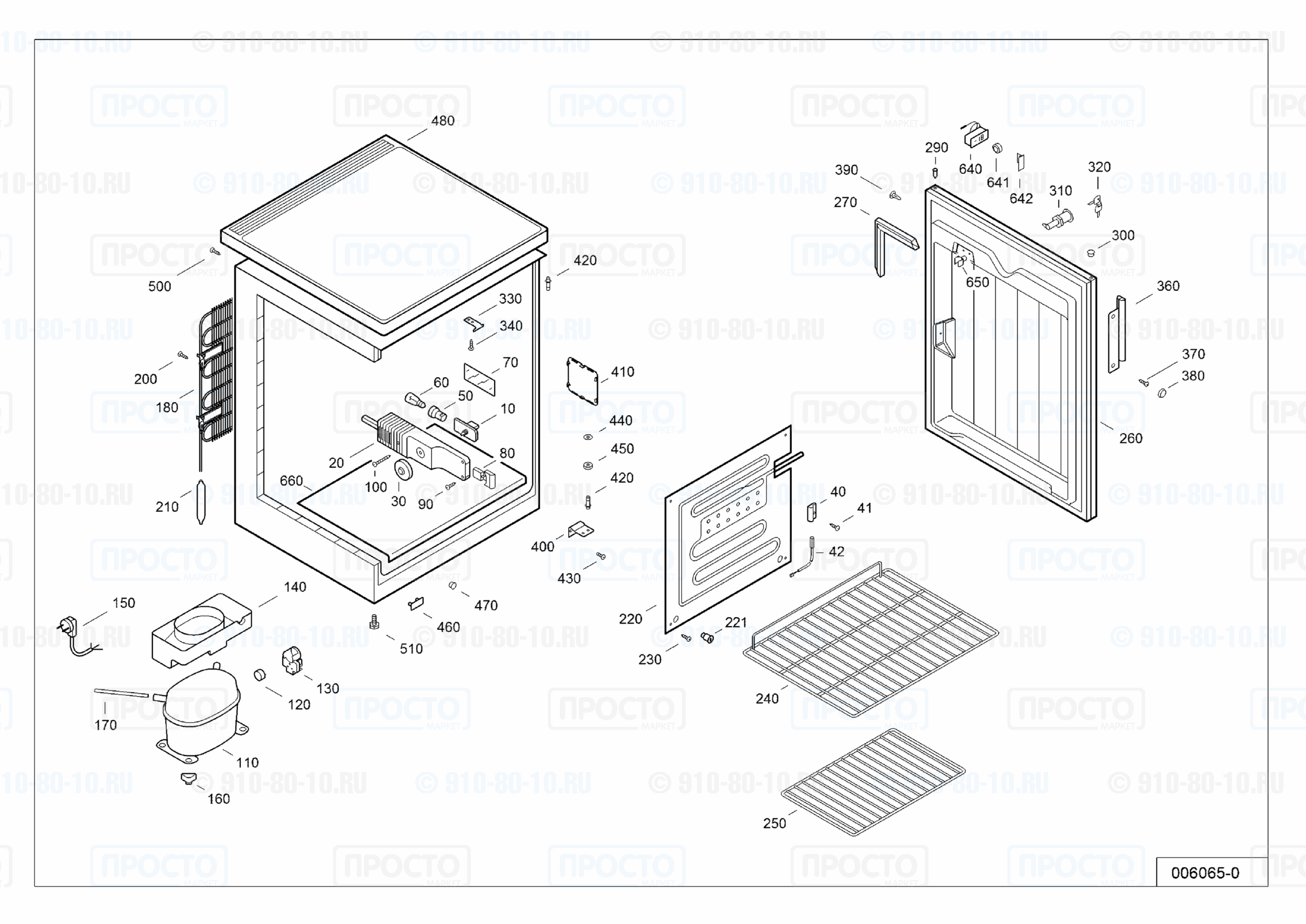 Взрыв-схема запчастей холодильника Liebherr FKU 1800-20X