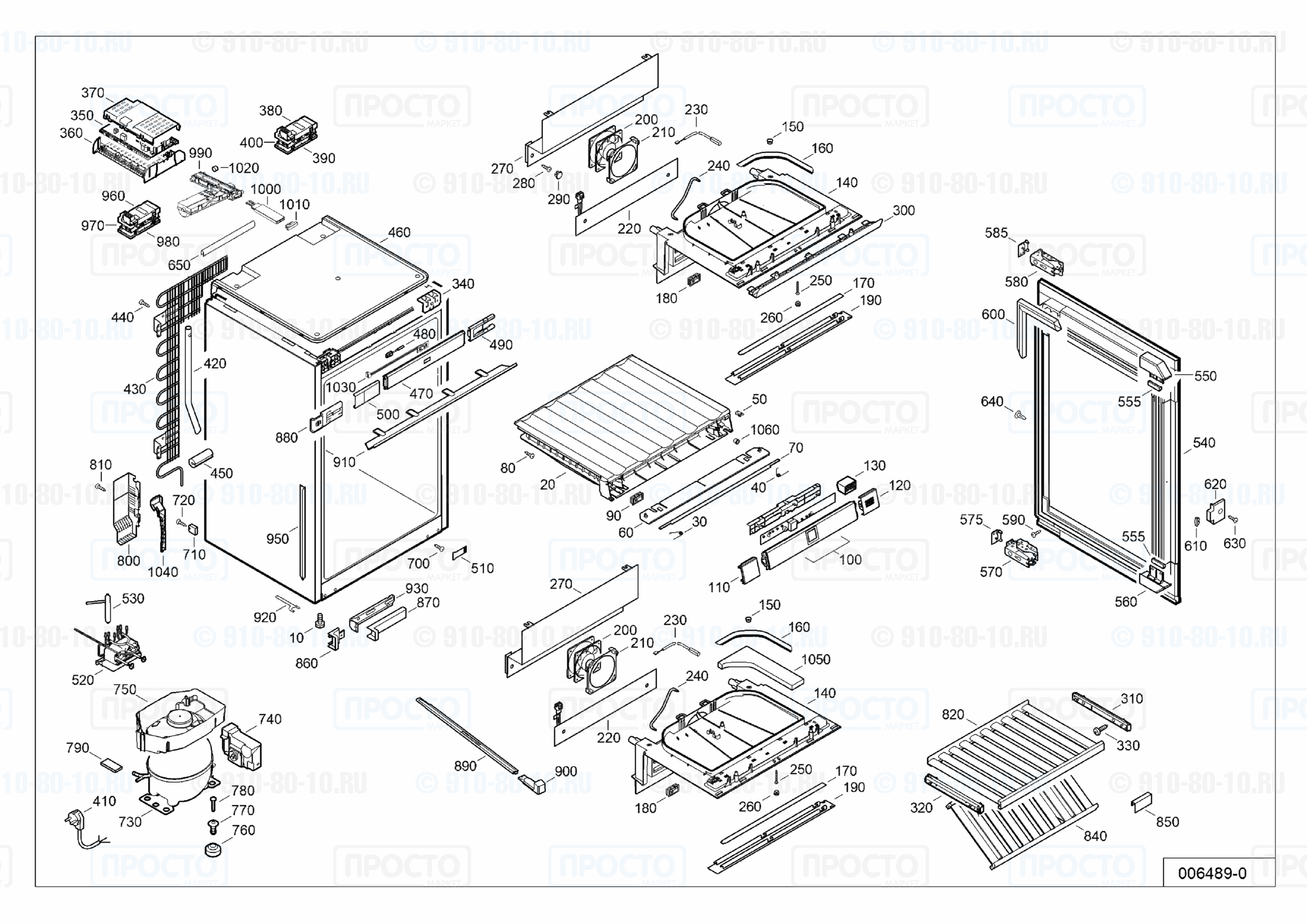 Взрыв-схема холодильника Liebherr EWTgb 1683-20F