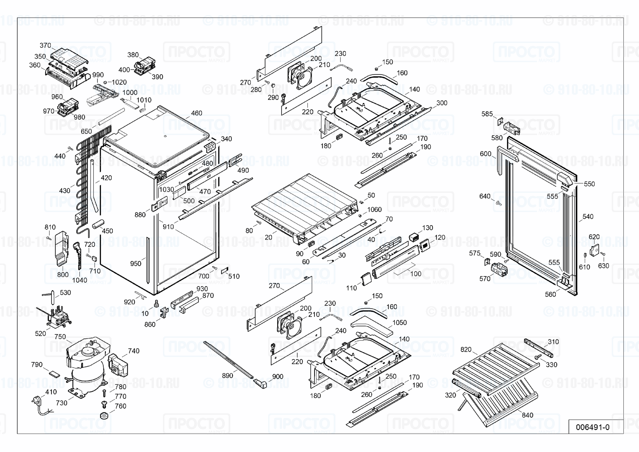 Взрыв-схема запчастей холодильника Liebherr EWTgb 1683-20B