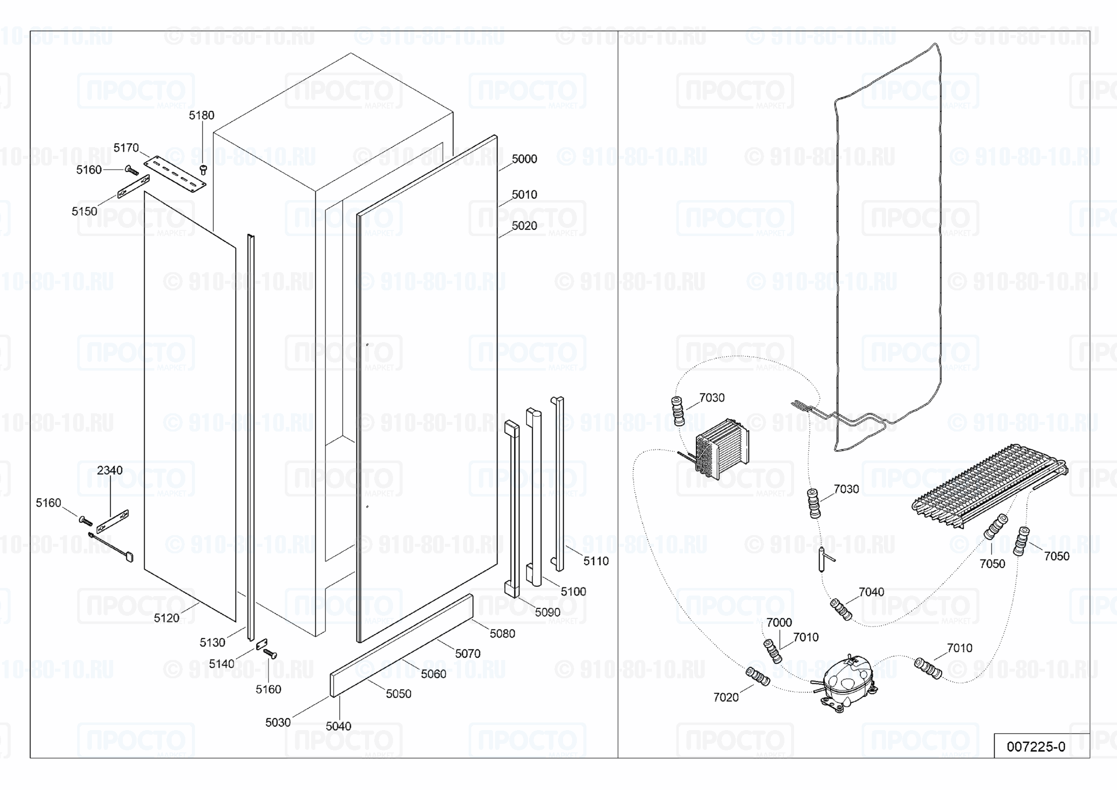 Взрыв-схема холодильника Liebherr EKB 9471-20A