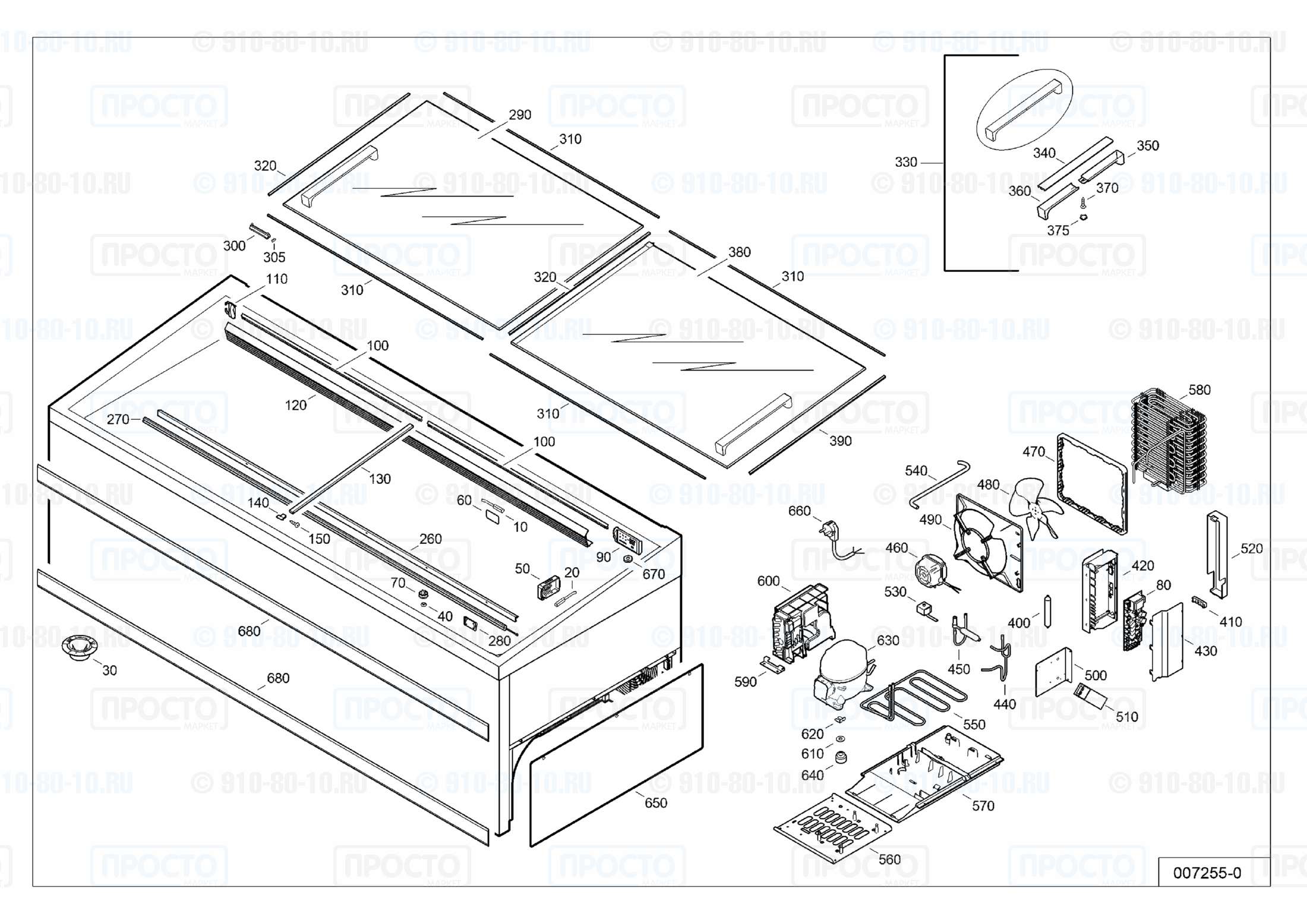 Взрыв-схема запчастей холодильника Liebherr STm 1172-40E