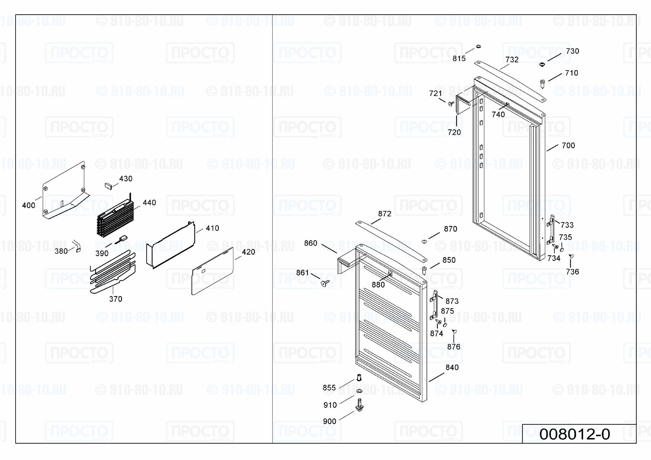 Взрыв-схема холодильника Liebherr CN 3033-20D